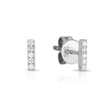 Load image into Gallery viewer, Diamond Bar Studs
