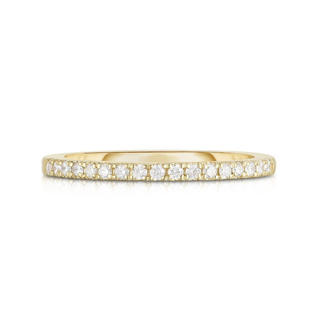 Stackable Pave Diamond Ring