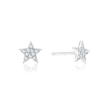 Load image into Gallery viewer, Star Diamond Studs
