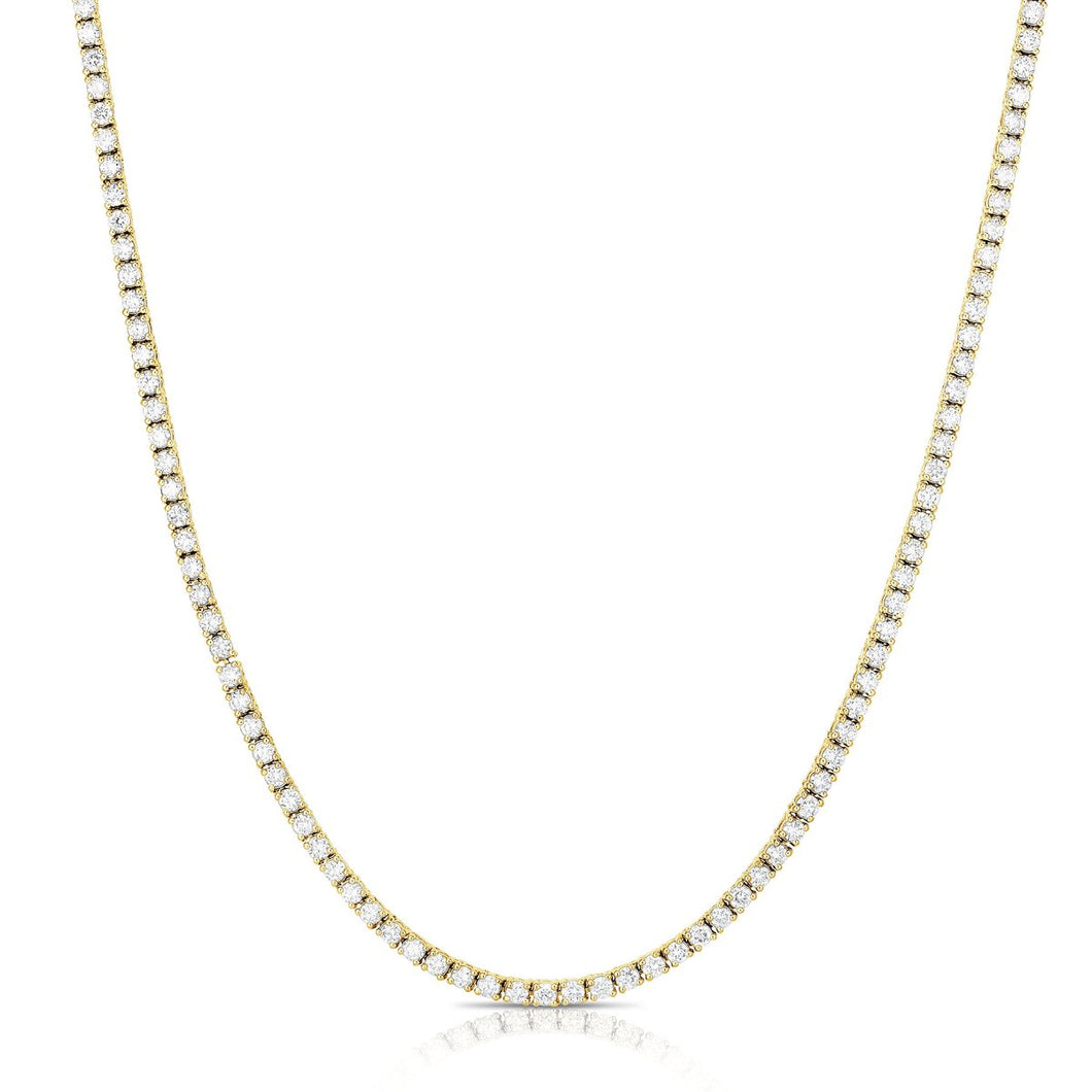 4-Prong Tennis Necklace